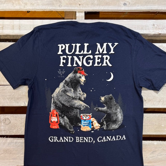 Grand Bend Souvenir Pull My Finger Short Sleeve Tee