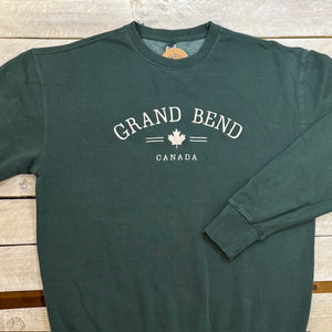 Grand Bend Souvenir Maple Leaf Icon Crew Neck Fleece