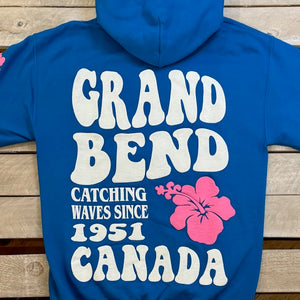 Grand Bend Souvenir Hibiscus Puff Hoodie