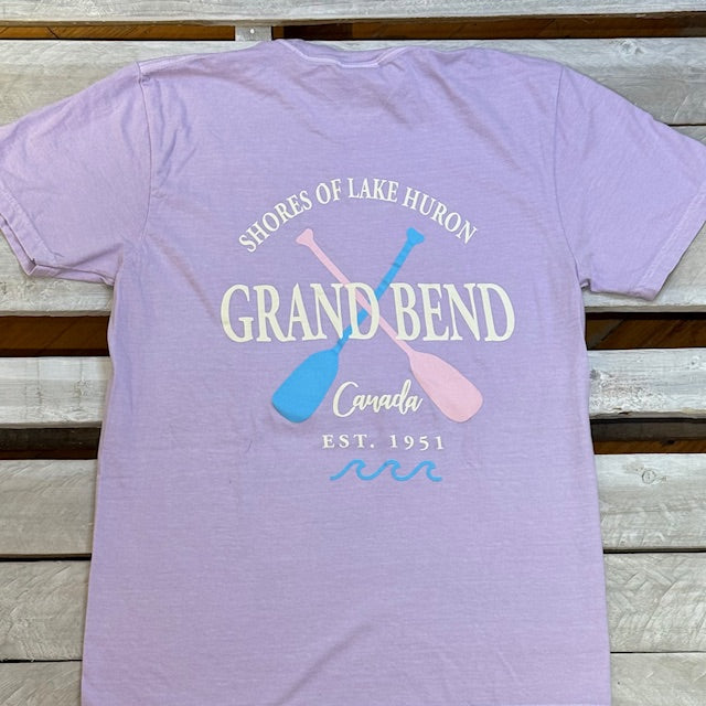 Grand Bend Souvenir Pastel Oars Short Sleeve Tee