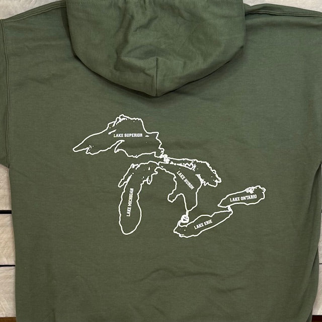 Great Lakes Classics Outline Collection Hoodie