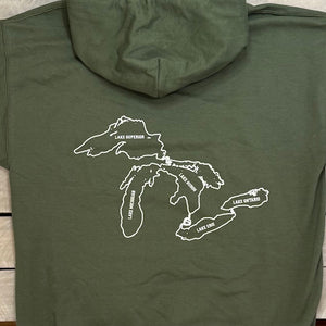 Great Lakes Classics Outline Collection Hoodie