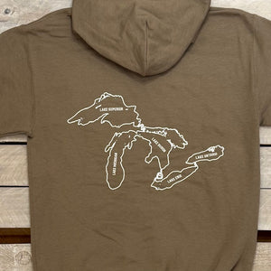 Great Lakes Classics Outline Collection Hoodie