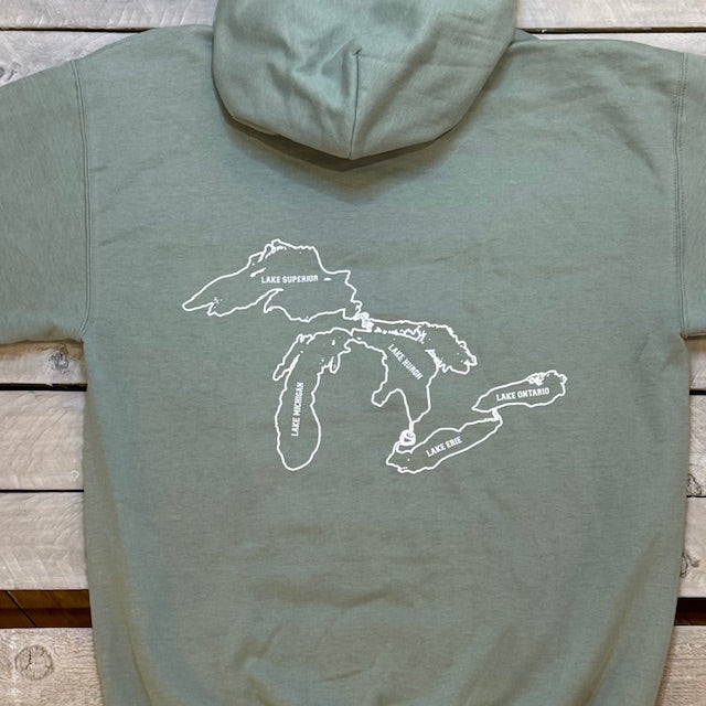 Great Lakes Classics Outline Collection Hoodie