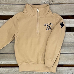 Great Lakes Youth Map & Maple Leaf 1/4 Zip