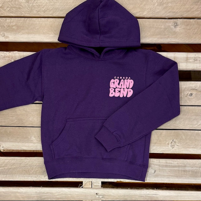 Grand Bend Youth Souvenir Big Stacked Wavy Puff Hoodie