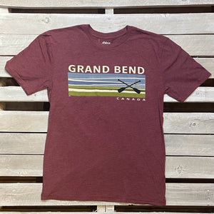 Grand Bend Souvenir Cecil Crossed Paddles Short Sleeve Tee