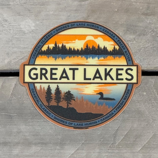 Great Lakes Unsalted Vinyl Sticker