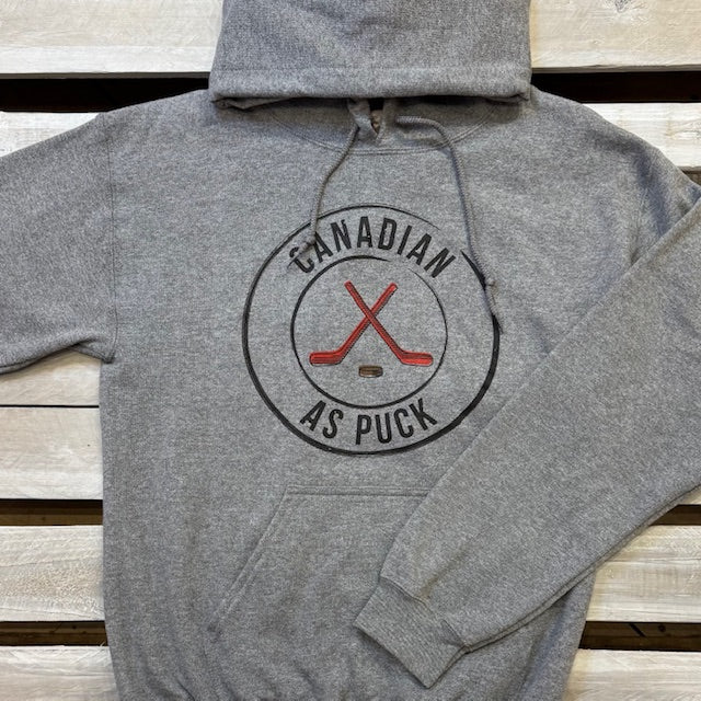 Canadian As Puck Hoodie