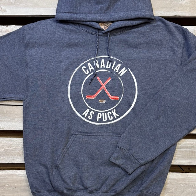 Canadian As Puck Hoodie