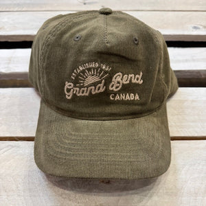 Grand Bend Vandable Sun Corduroy Ball Cap