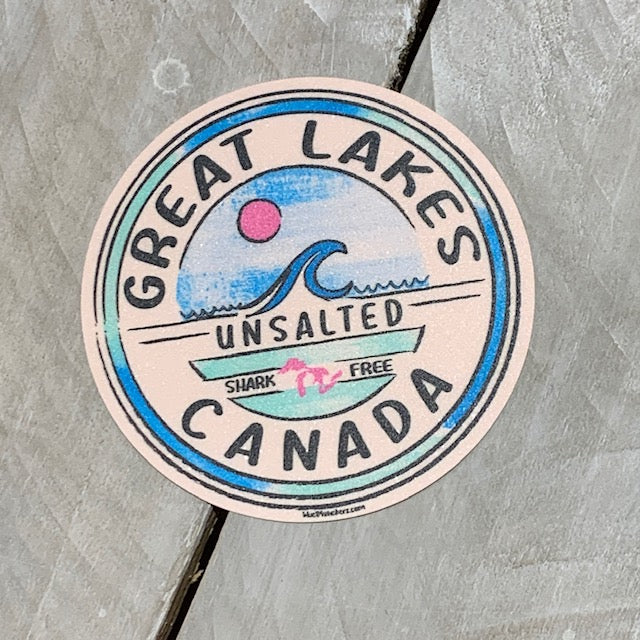 Great Lakes Relevant Wave Sticker