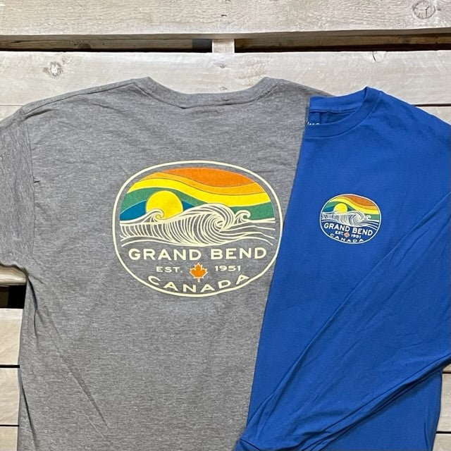 Grand Bend Souvenir Ballast Wave Long Sleeve Tee