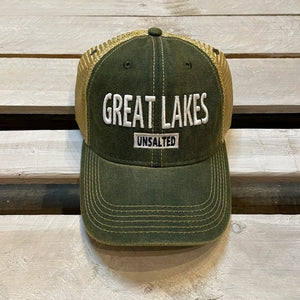 Great Lakes Block Trucker Ball Cap